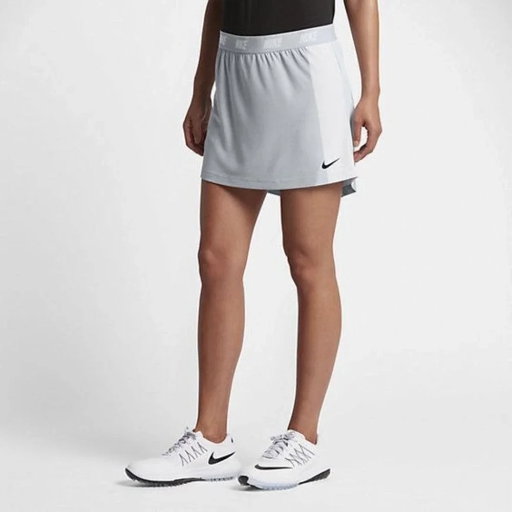 Nike NEW Womens Size Large‎ Gray Golf Zoning Cooling Swing Knit Skort 831484-012